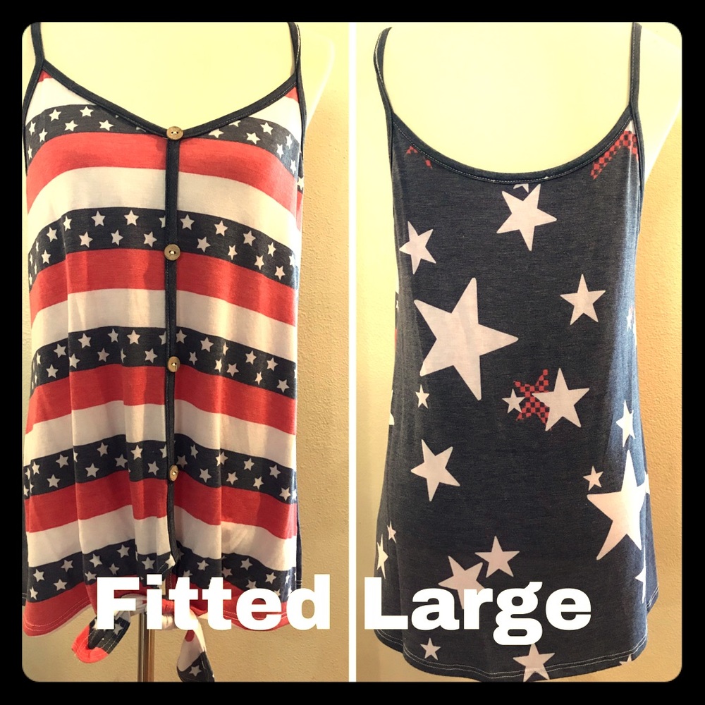 Red White and Blue Tank